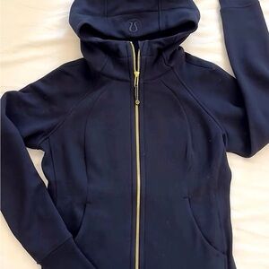 lululemon athletica Women's Dark Blue Zip-Up Hoodie